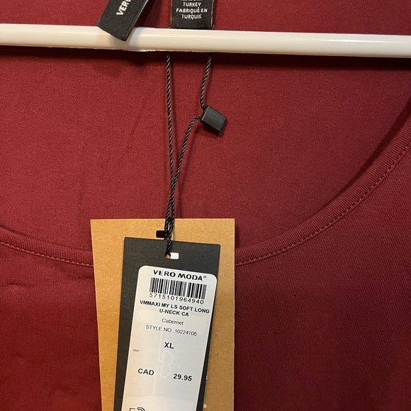 Vera Moda l Soft Long U Neck Tunic - Picture 3 of 5